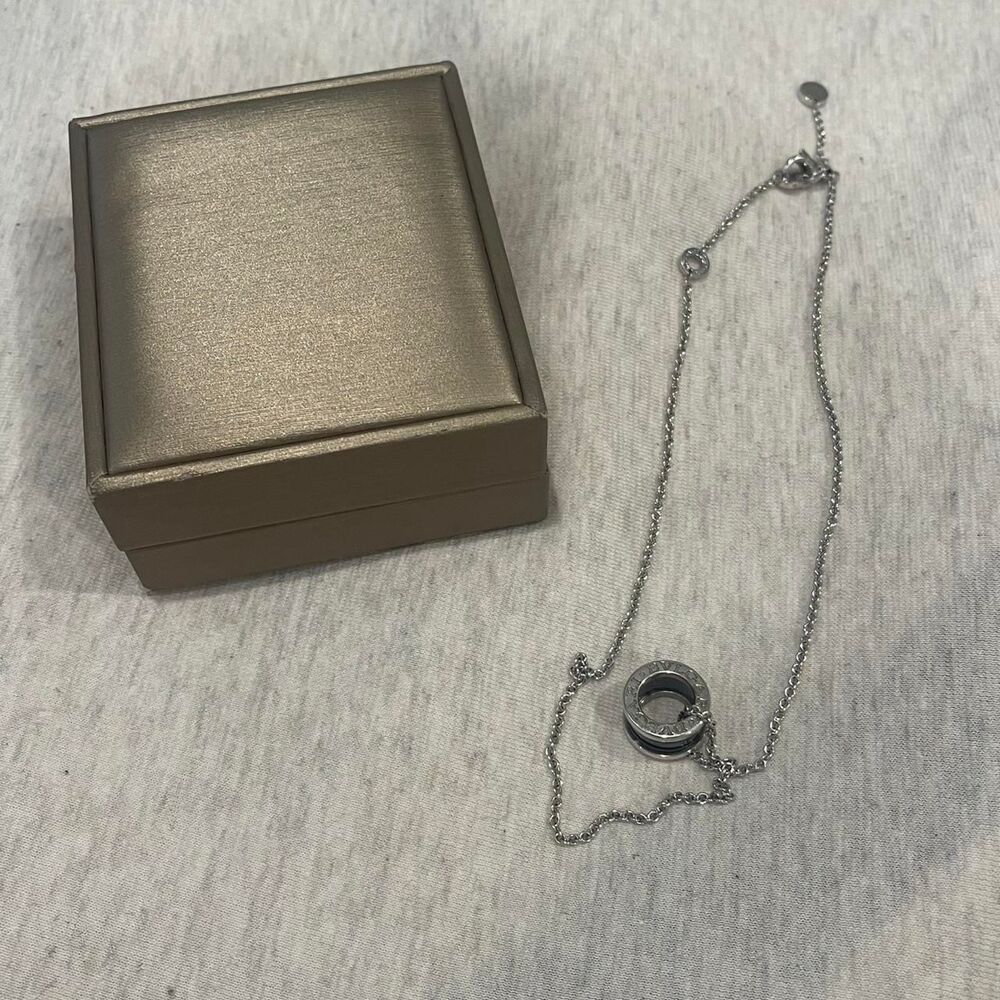 Bvlgari B.Zero1 Save the Children Pendant Necklace Sterling Silver with Ceramic - Picture 6 of 6